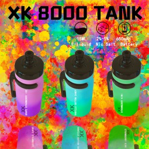 Pena VAPE Sekali Pakai Minyak Tangki XK 8000 15ML